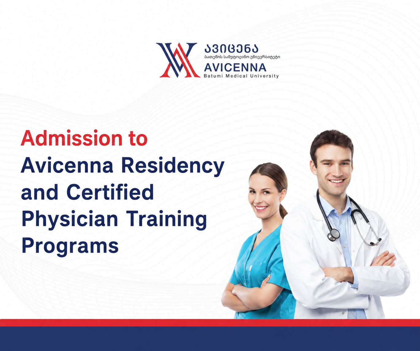 Admission to Avicenna Residency and Certified Physician Training Programs