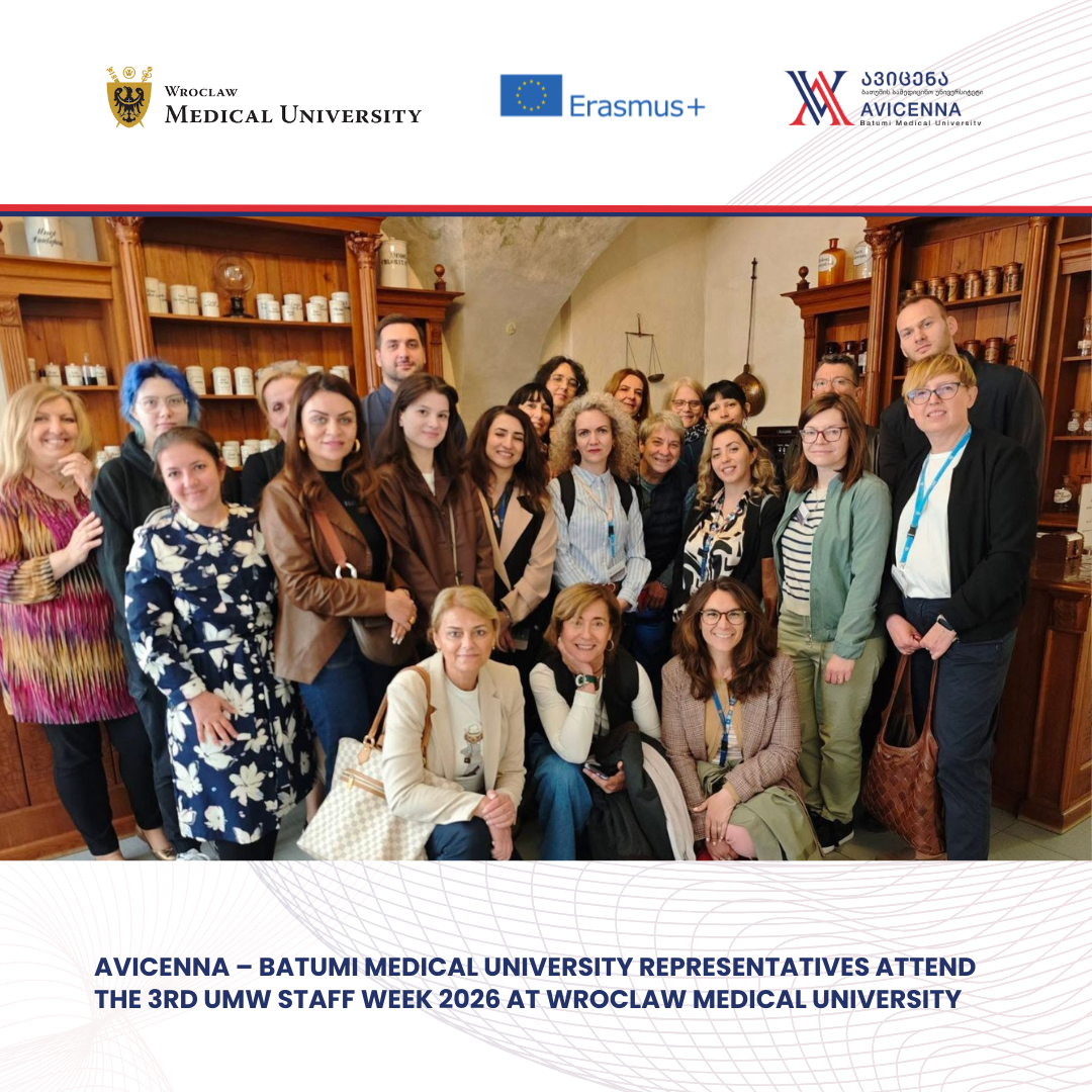 Avicenna – Batumi Medical University Representatives Attend the 3rd UMW Staff Week 2026 at Wroclaw Medical University