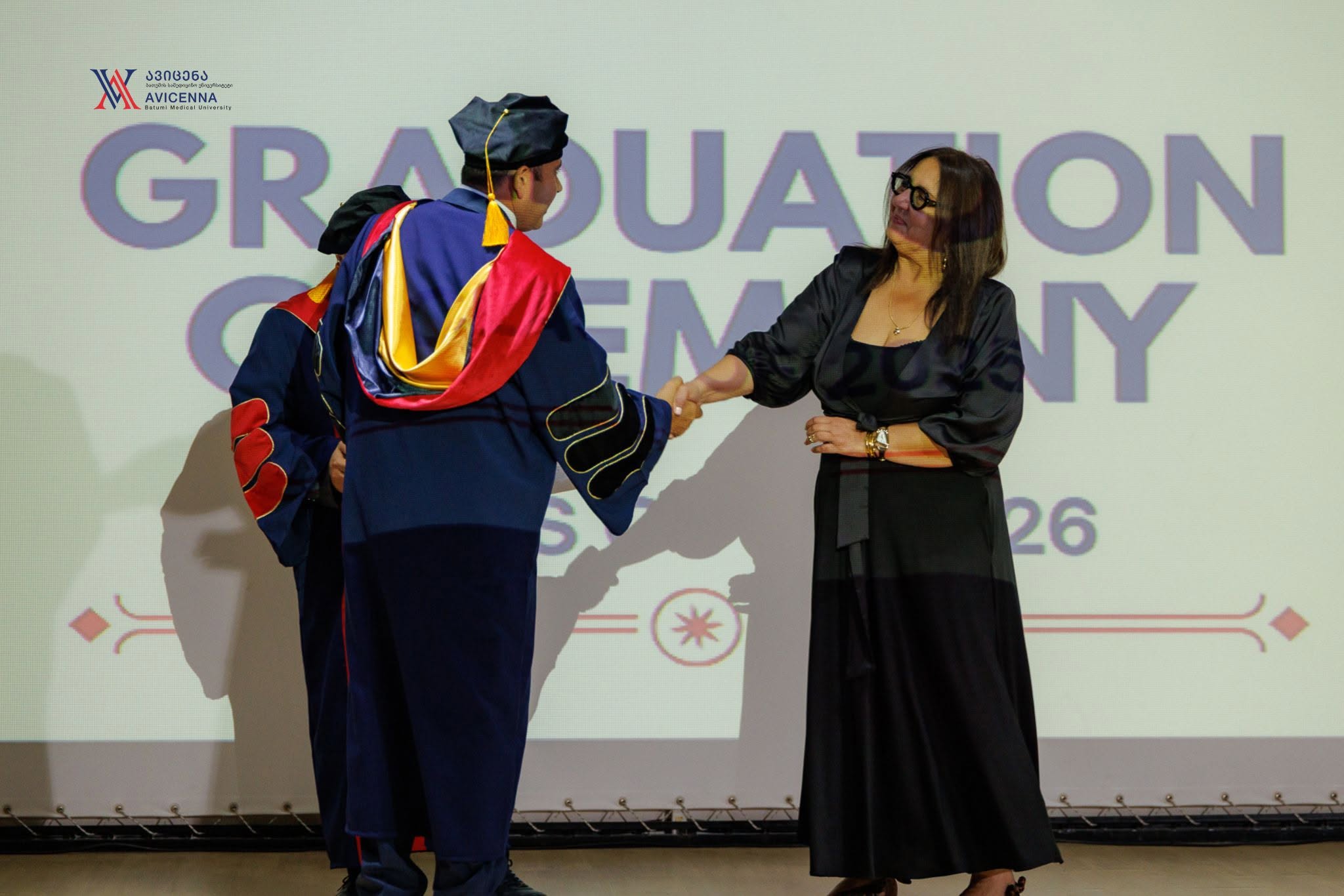 Professor Kakhaber Kashibadze and Professor Salome Glonti have been awarded the title of Honorary Doctor (Doctor Honoris Causa) of the University