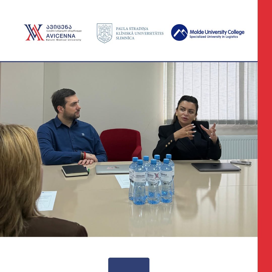 Avicenna - Batumi Medical University hosted delegations from Paula Stradiņš Clinical University Hospital (Latvia)